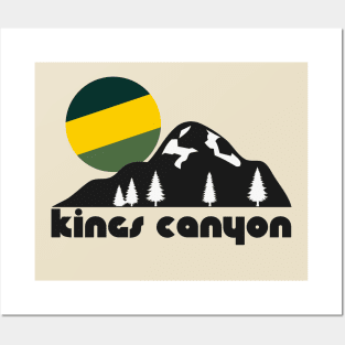 Retro Kings Canyon ))(( Tourist Souvenir National Park Design Posters and Art